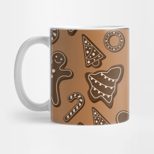 Christmas Gingerbread Cookies Seamless Pattern Mug